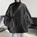 Pulse Pulse Style Workwear Stand Collar Men Spring European And American Vibe High Street Cool Pilot Jacket Top_viptrois.com
