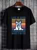 Ger Shepherd Gift Men Women Dog Dad Mom Ger Shepherd Unisex T-Shirt S-5XL Graphic Breathable Fashion Homme Casual Slightly Versatile_viptrois.com