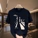 Visual Effect T-shirt Summer Pure Cotton Short Sleeved 2025 New Designer Men's High-end Casual Top_viptrois.com