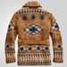 Pure European And American Men's Heavy Jacquard Sweater Autumn Winter Thickened Cardigan Lace-up Knitted Jacket_viptrois.com