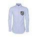 Slim Fit Cotton Blend Shirt With Colorful Printed Butterfly Pockets Long Sleeve Casual Business Style Black White Striped Pure Color_viptrois.com