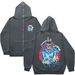 Hoodie Sweatshirt Gothic High Street Full Zipper Oversized Unisex Streetwear Y2 Jacket_viptrois.com