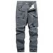 Men's Clothing tactical pants workwear multi pocket pants wear resistant elastic training military fan long pants_viptrois.com