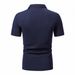 Men's Clothing Summer Three Button Polo Shirt Breathable Straight Shoulder Loose Short Sleeved Polo Shirt_viptrois.com