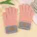 Pulse Winter New Thickened Knitted For Men And Women, Cycling Plush Elastic Cold-Proof Gloves, Fingered Warm Woolen Gloves_viptrois.com