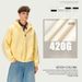 Hooded Retro Sweater Men's And Women's Spring And Autumn Zipper Loose Top Cardigan Jacket Tide_viptrois.com
