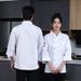 Men's Clothing Chef Work Clothes Long Sleeve Autumn And Winter Kitchen Kitchen Clothing Men And Women Hotel Chef Clothes_viptrois.com