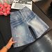 Men's American Retro Distressed Washed Ripped Denim Shorts Trendy Loose Straight Leg Five Point Casual Mid-Length Pants_viptrois.com