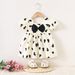 1425 New Baby Girl Children's Love Fashion Dress Girl Princess Skirt 1 3 Years Old Baby Summer Dress Shirt_viptrois.com
