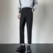 New Men's Casual Pants Light And Mature British Style Small Pants Nine-point Pants Drooping Suit Pants Men's_viptrois.com