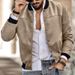 Vintage Suede Stand Collar Button-Up Jacket For Men - Casual Retro Style Coat (Multiple Colors & Sizes)_viptrois.com