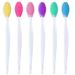 Dual Sided Nose Brush Blackhead Remover Facial Cleansing Stick Lip Makeup Brush Acne Care Tool_viptrois.com