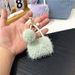 Bag Charm Light Luxury Small Mini Bag Shape Keychain Cute Plush Pearl Pendant Car Key Chain Ornaments Gift_viptrois.com