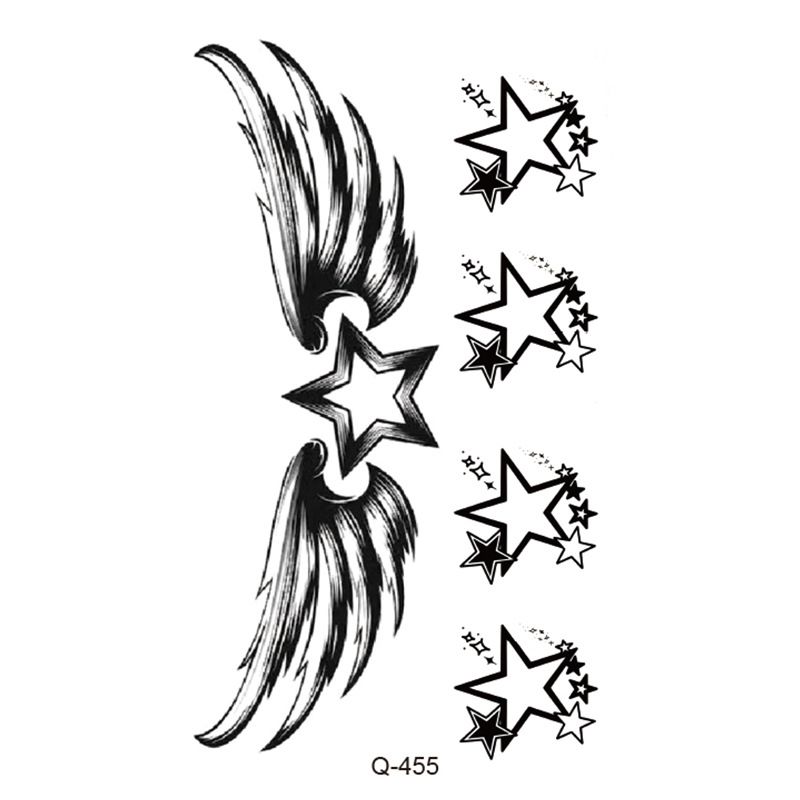 Q 441-480 Small fresh waterproof tattoo sticker set any combination_viptrois.com