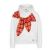 Design Sense Plaid Bow Tie Hooded Sweatshirt Trendy Brand Men's Wear Vibe Style Loose Casual Sports Pullover_viptrois.com