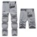 Men's Clothing Outdoor Sports Spring And Summer Trousers Can Be Detached Into Shorts Thin Breathable Hiking Pants_viptrois.com