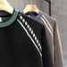 Men's Clothing Design contrast color fashion sweater men's cool knitted sweater autumn and winter new men's inner bottoming shirt_viptrois.com