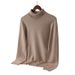 "Men's High Neck Chunky Knit Sweater - Oversized Winter Pullover In Classic White & Neutrals"_viptrois.com