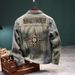 Men's Clothing Fashionable letter embroidered denim jacket for men, high end trendy brand, spring and autumn new workwear jacket, outerwear denim_viptrois.com