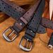 Guangzhou Pure Cowhide Vintage Single-Layer Foreign Trade Handmade Belt Men's Genuine Leather Casual Cowhide Belt Men's First Layer Cowhide_viptrois.com