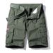 Men's Clothing Work Shorts Men Summer New Style Washed Solid Color Multi Pocket Casual Pants Pure Cotton Six Point Sports Men's Pants_viptrois.com
