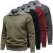 2025 Autumn Winter New British Style Turn-Down Collar Fashion Men's Trendy Casual Knitted Pullover Sweater_viptrois.com