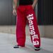 Men's Athletic Jogger Pants - Embroidered Cotton Blend Sweatpants For Running, Gym & Casual Wear - Straight Leg Comfort Fit (Multiple Colors)_viptrois.com