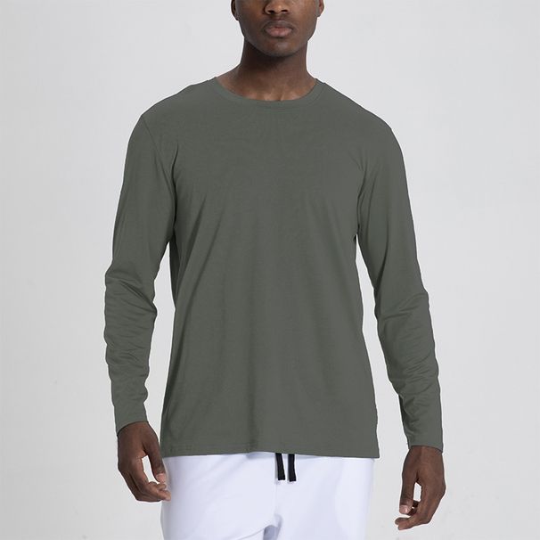Pulse Blank American Basketball Shooting Jersey Quick-Dry Running Fitness Training Shirt Men's Sports T-Shirt Long Sleeve Top_viptrois.com