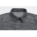 Men's Clothing Casual Shirt Old Washed Retro Fashion Workwear Short Sleeved Shirt_viptrois.com