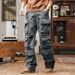 Men's Clothing Men’s Japanese Vintage Work Pants – Straight-Leg Utility Style, Wrinkle-Resistant Cotton Blend, Multi-Pocket Casual Trousers_viptrois.com