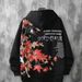 Pure Men's Hoodie With Fleece, Harajuku Style, Loose Fit, Spring And Autumn, Trendy Hip-Hop Student Jacket_viptrois.com