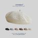 Summer Lightweight Hollow Beret For Girls - Breathable Painter Hat, Small Design With Literary Temperament, Versatile Bud Hat_viptrois.com