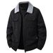 Men’s Corduroy Sherpa Jacket – Winter Fleece-Lined Workwear Coat With Multi-Pockets (M-5XL, Black/Khaki/Army Green/Gray)_viptrois.com