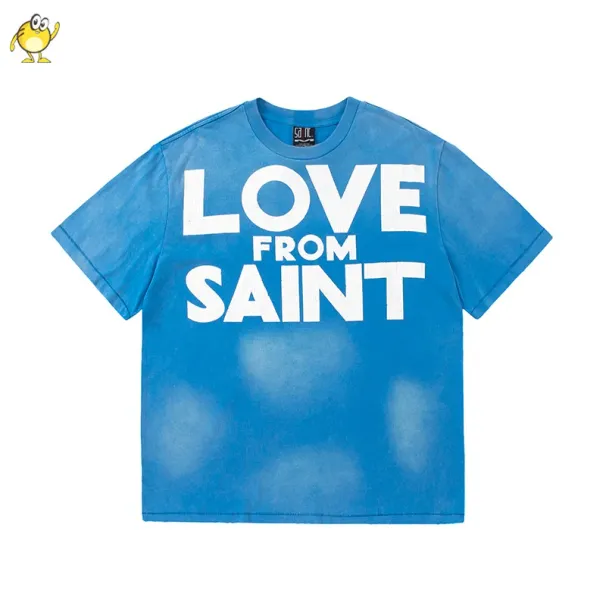 Camisetas De Manga Larga SAINT, Ropa De Calle Vintage De La Mejor Calidad, Cuello Redondo, Camiseta Informal Clásica Que Combina Con Todo Para Parejas_viptrois.com