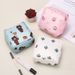 Storage Bags Cute Cartoon Portable Sanitary Napkin Storage Bag Girl Menstrual Pure Cotton Sanitary Napkin Bag Storage Bag_viptrois.com