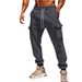 Men's Cargo Jogger Pants - Multi-Pocket Elastic Waist Casual Trousers, Streetwear Wide-Leg Sweatpants (Black/Navy/10 Colors, S-XXXL)_viptrois.com