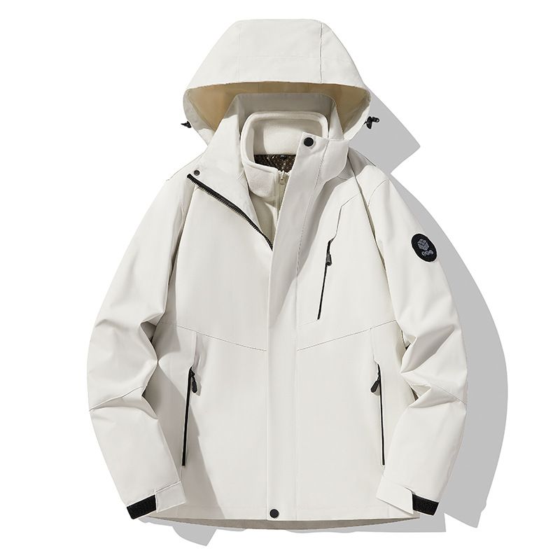 Men's Clothing Jacket Water Repellent Women's Spring And Autumn Men's Outdoor Three In One Windproof Jacket Men's Windproof And Wear Resistant_viptrois.com