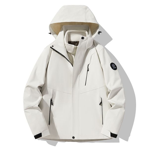 Men's Clothing Jacket Water Repellent Women's Spring And Autumn Men's Outdoor Three In One Windproof Jacket Men's Windproof And Wear Resistant_viptrois.com