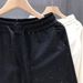 Men's High End Starry Sky Print Shorts Summer Outerwear Trendy Solid Color Loose Casual Five-Point Pants New Style_viptrois.com