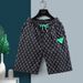 Men's Clothing Large Size Couples Shorts Summer Beach Pants Casual Running Sports Shorts Men's 5 Points Straight Leg Pants Trendy Men_viptrois.com