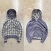 Europe, America 2026 Autumn And Winter New Fashion Trend Hooded Long-sleeved Plaid Sweater Jacket On Both Sides_viptrois.com