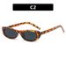 Small Frame Sunglasses New Women's Narrow Frame Retro Elliptical Sunglasses_viptrois.com
