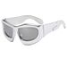New Electroplated Silver Frame Sunglasses Gold Butterfly Fashion Trend Cyberpunk Hip Hop Sunglasses Personality Y2K_viptrois.com