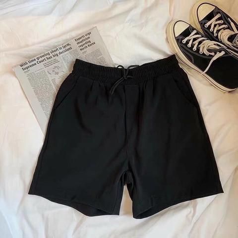 Men's Clothing Summer Casual Shorts Men Ins Trendy Loose Straight Pants Student Sports 5 Point Horse Pants_viptrois.com