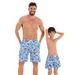 Men's Clothing Wear New Mother Daughter Bikini Father Son Beach Pants Elastic Waist Swimwear_viptrois.com