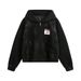 Splashed Ink Painted Hoodie Men's Trendy Brand Design Loose Short Jacket Spring Autumn Wear_viptrois.com