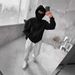 Men's Clothing Double Hood Zipper Hooded Men's Streetwear Zip-Up Hoodie With Double Hood & Side Pockets - Trendy Oversized Pullover For Urban Fashion_viptrois.com