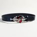 Unisex Heart-Piercing Design Belt - Oversized Buckle Smooth Clasp Casual Waistband For Men/Women (Trendy Gothic Punk Accessory)_viptrois.com