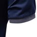 Men's Jacquard Polo Shirt, Soft Tencel Blend Short Sleeve Top For Casual Comfort & Stylish Look Elegant Jacquard Detail_viptrois.com