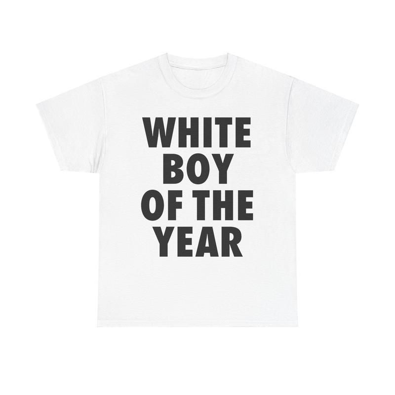 CAMISETA BLANCA DEL AÑO PARA HOMBRE - Ropa Hombre, Camiseta Oversized, Streetwear, Casual, Clásica, Algodón, De Manga_viptrois.com